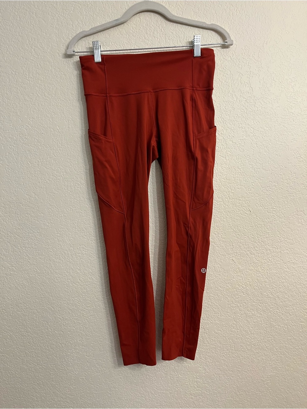 lululemon athletica Rust Orange Performance running Leggings